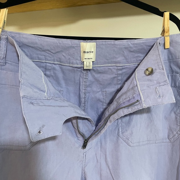 Maeve by Anthropologie The Colette Lavender Wide Leg Pants - Picture 4 of 5